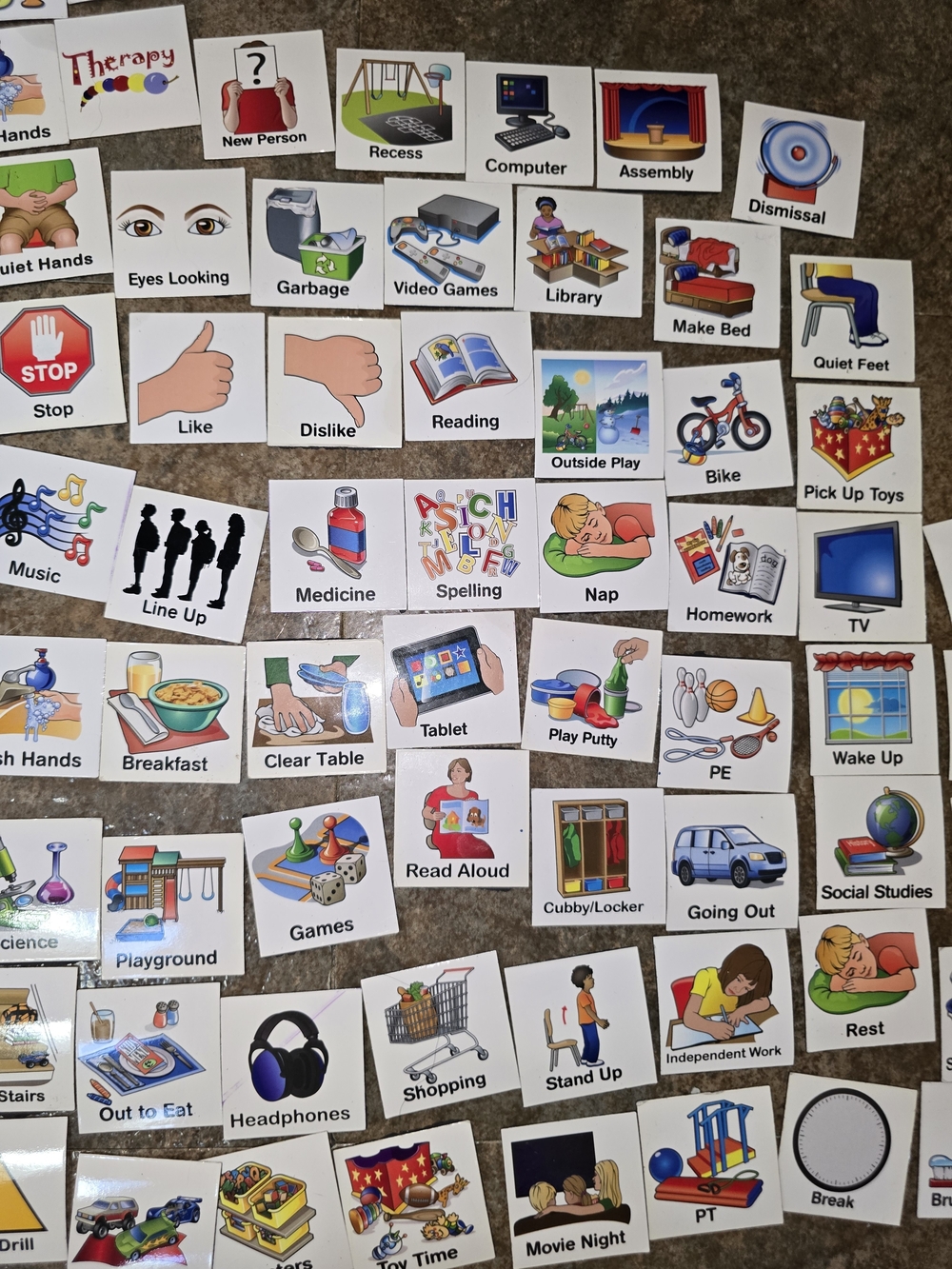 Visual Schedule Routine Cards for Kids Magnets not Complete - Picture 3 of 10